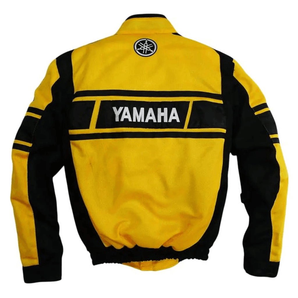 Yamaha Men’s Yellow CE-Certified Mesh Motorcycle Jacket