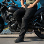 Milwaukee Leather MPM5590 Men's Black CE Armored Cargo Jeans Pants Reinforced w/ Aramid by DuPont Fibers