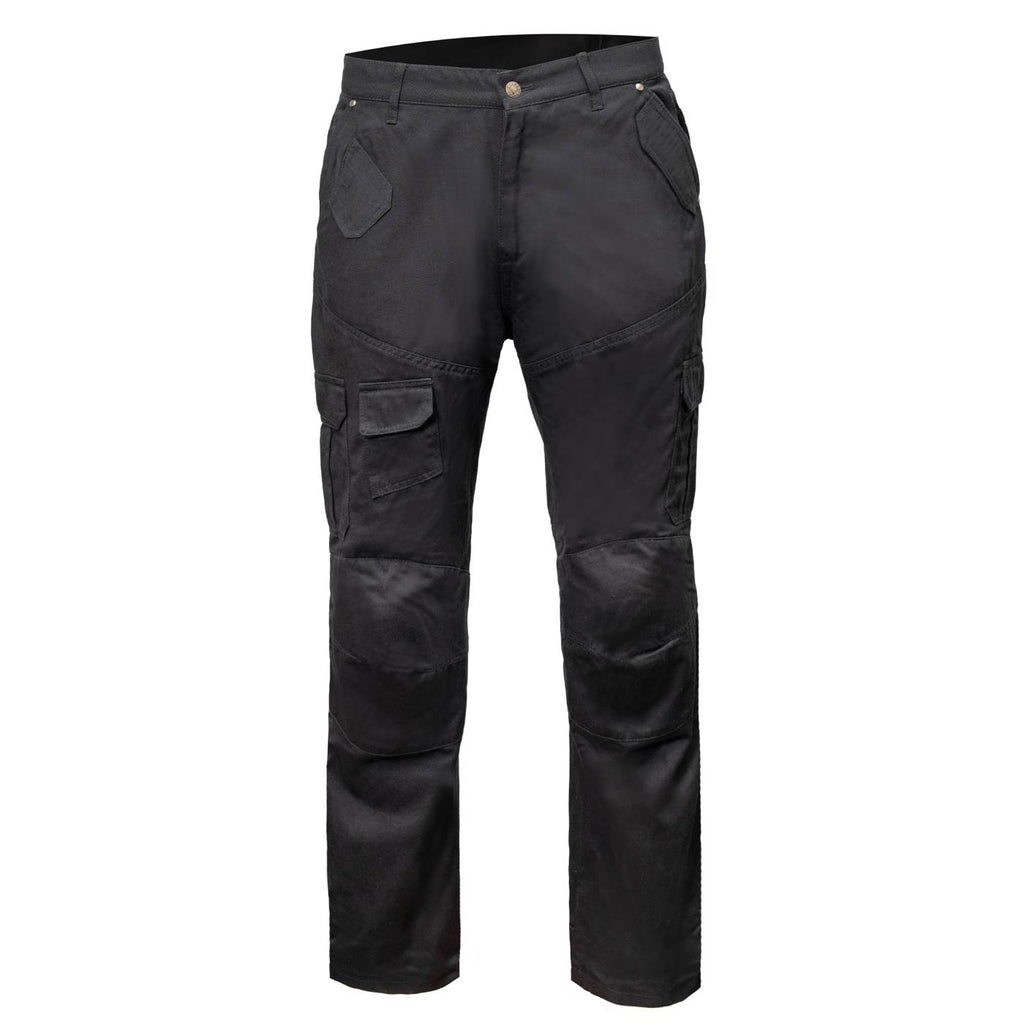 Milwaukee Leather MPM5590 Men's Black CE Armored Cargo Jeans Pants Reinforced w/ Aramid by DuPont Fibers