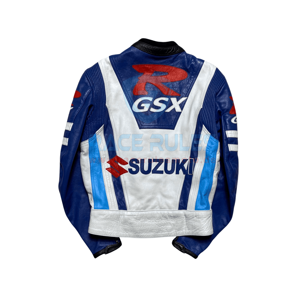 Vintage Suzuki Real Leather Motorcycle Racing Jacket Unisex Biker Jacket