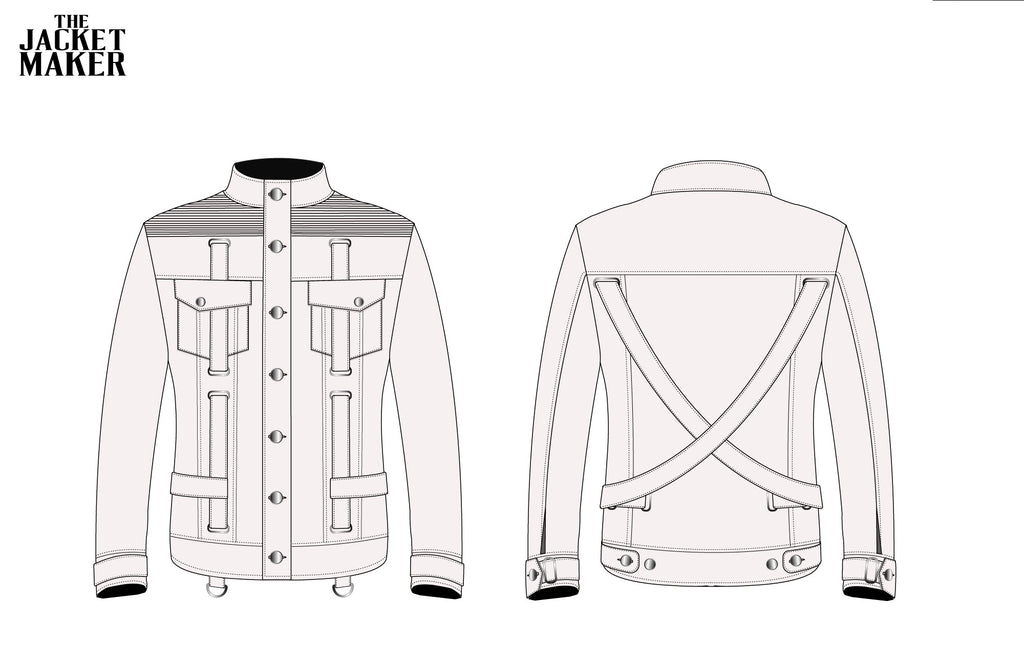 Custom Jaelyn Newman Denim Jacket