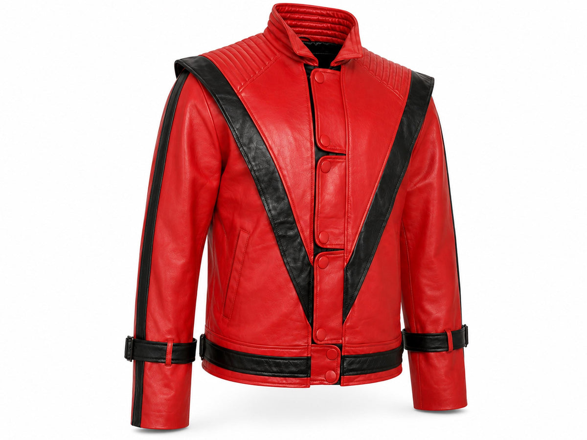 Michael Jackson Red Black Thriller Jacket