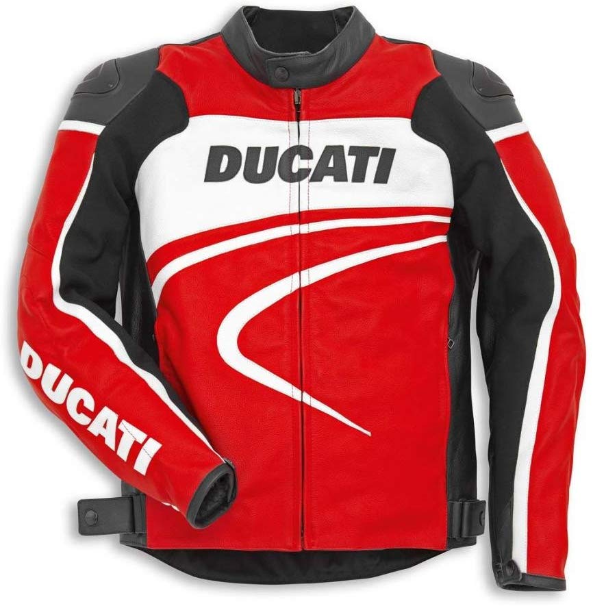 DUCATI MOTORCYCLE  LEATHER RACING JACKET