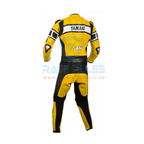 Yamaha Yellow Leather Motorbike Suit for Men & Women
