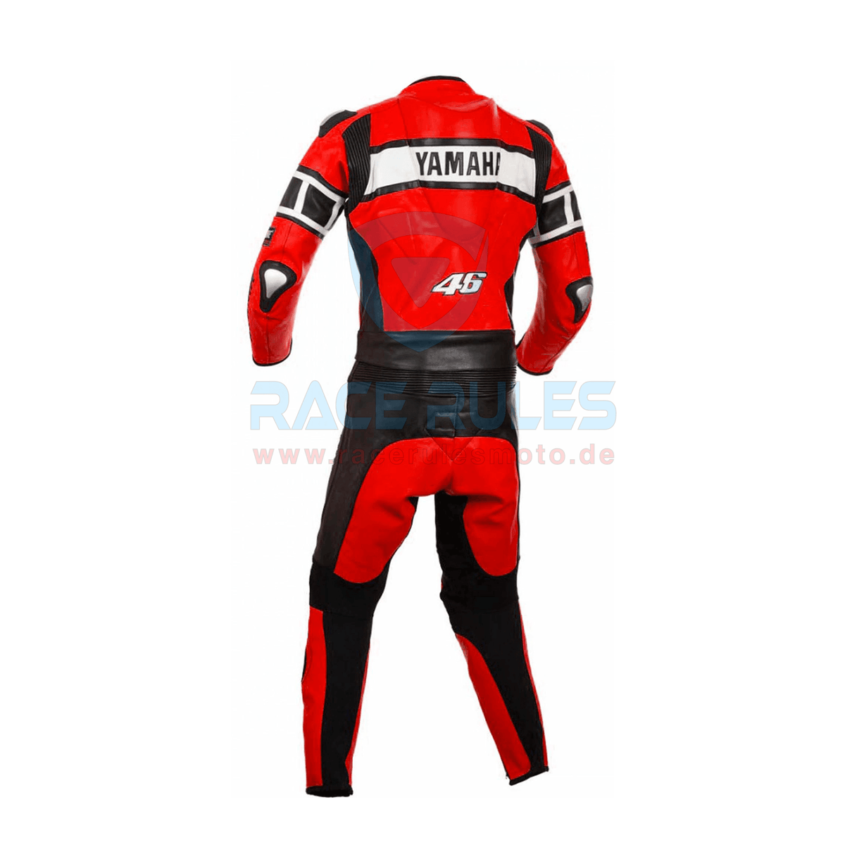 Yamaha Red Leather Motorbike Suit for Men & Women