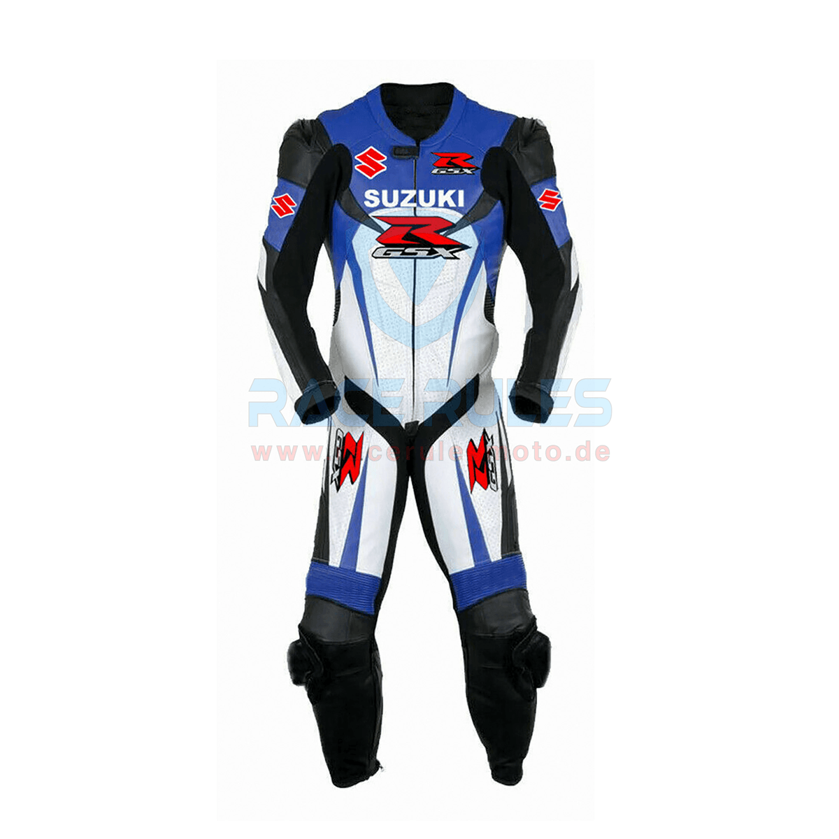 Suzuki GSXR Leather Motorbike Racing Suit for Men & Women