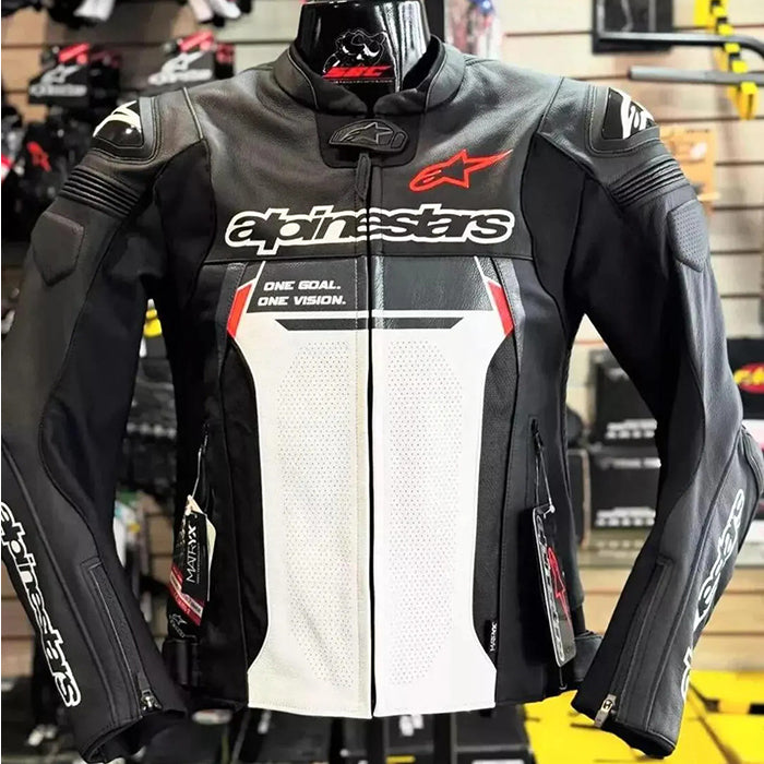 Alpinestars MotoGP Biker Racing Leather Jacket