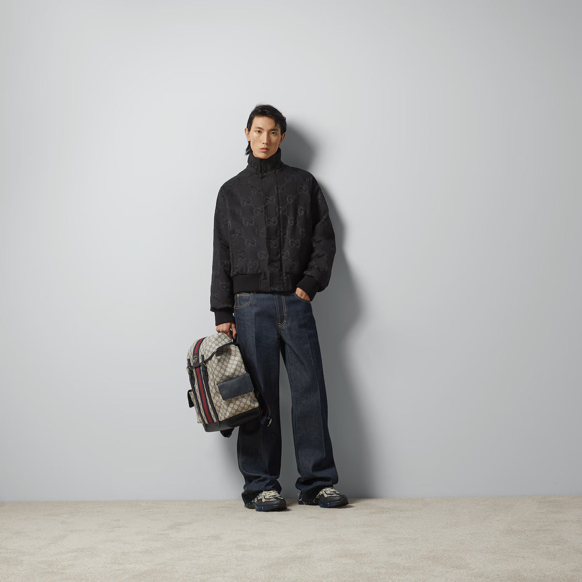 JUMBO GG CANVAS JACKET