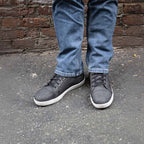 Milwaukee Leather Men's Threadshift Black Canvas Reinforced Street Riding Shoes - MBM9108
