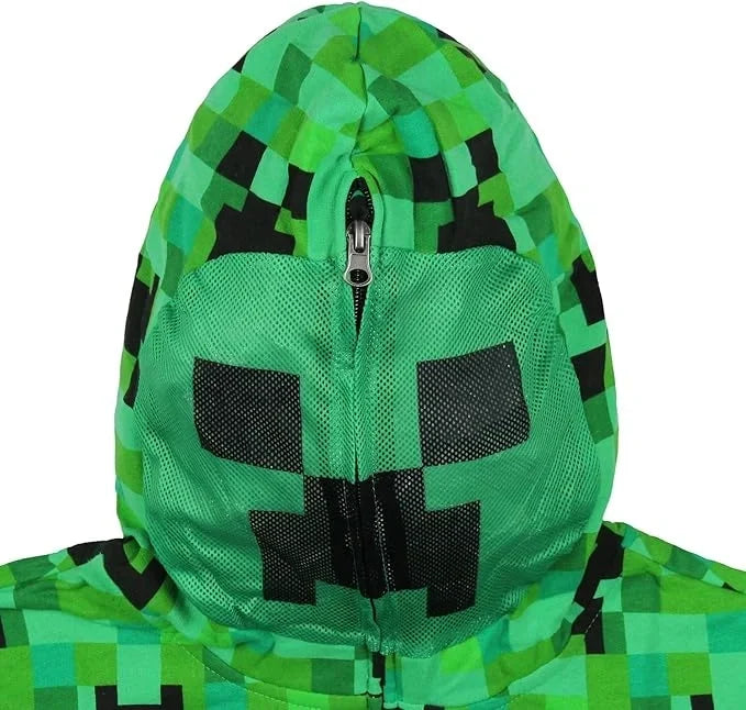 Minecraft Creeper Halloween Costume Jacket