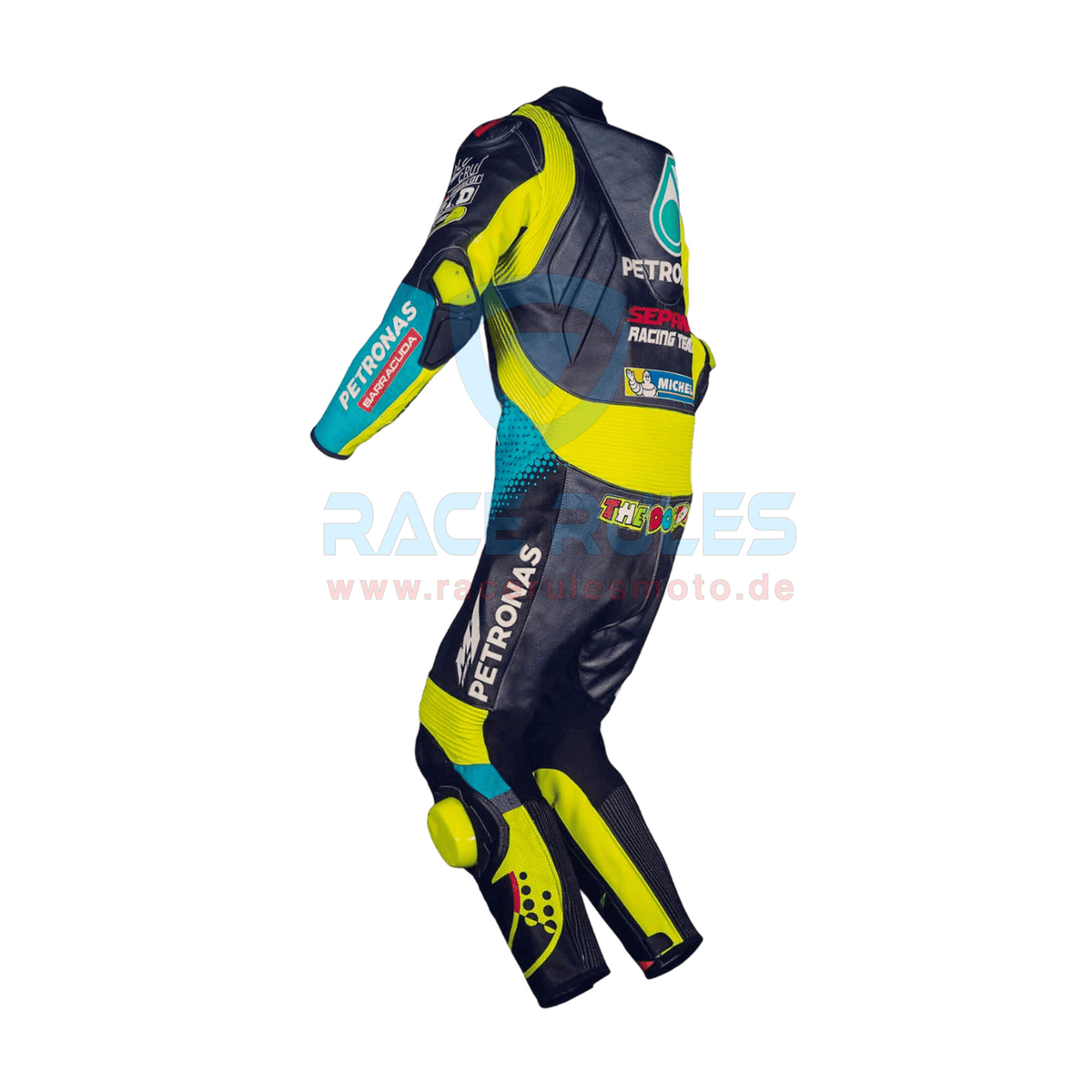 Rossi Leather Suit Motorcycle Riding Yamaha Petronas