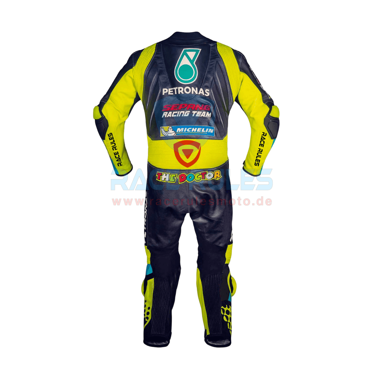 Rossi Leather Suit Motorcycle Riding Yamaha Petronas