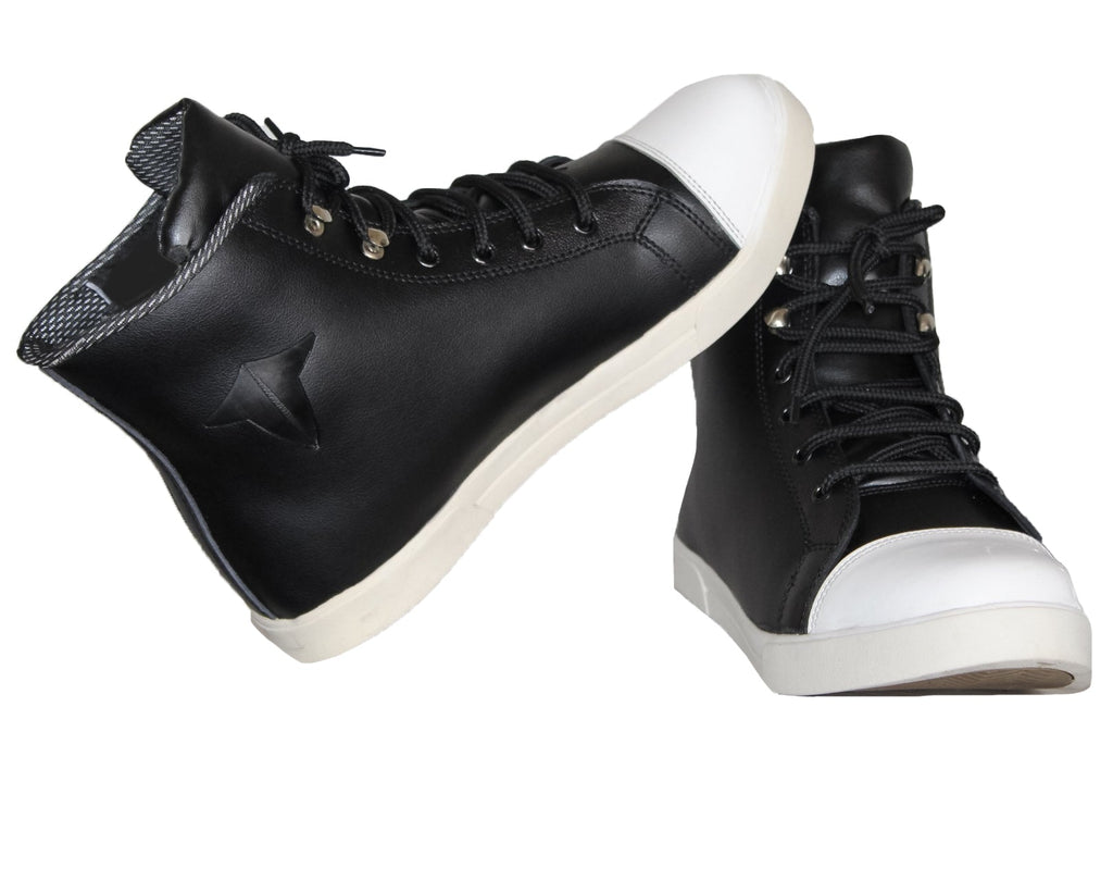 Motorcycle Casual Sneaker Riding Boots Shoes All Sizes