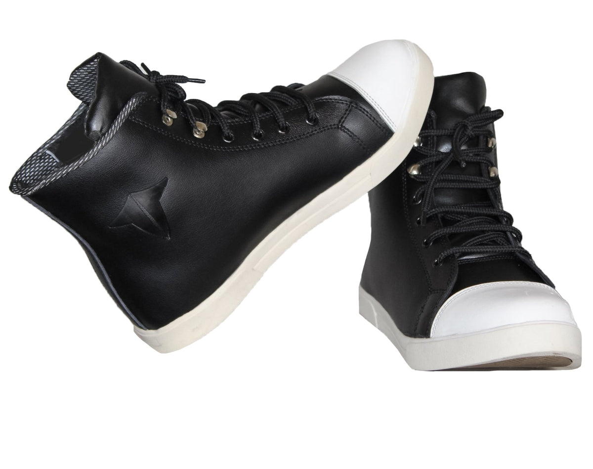 Motorcycle Casual Sneaker Riding Boots Shoes All Sizes