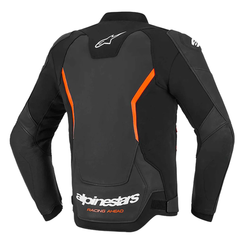 Alpinestars GP Force V2 Black Red Leather Motorcycle Jacket