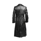 WW2 German Officer Leather Trench Coat