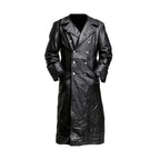 WW2 German Officer Leather Trench Coat