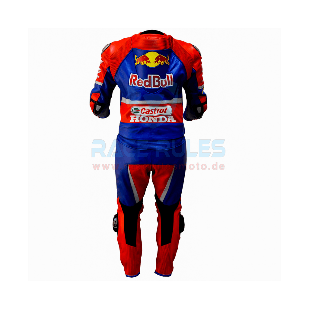 Honda Red Bull Castrol Leather Motorcycle Suit Racing