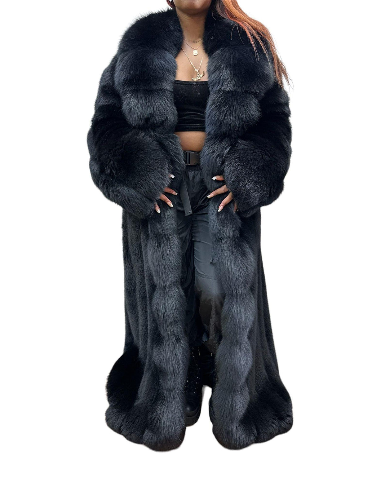 Full Length Full Skin Fox Coat