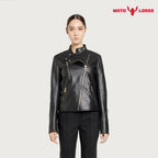 Plus Size Nappa Women Biker Jacket Premium