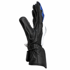 Yamaha Leather Motorcycle Racing Gloves | Blue