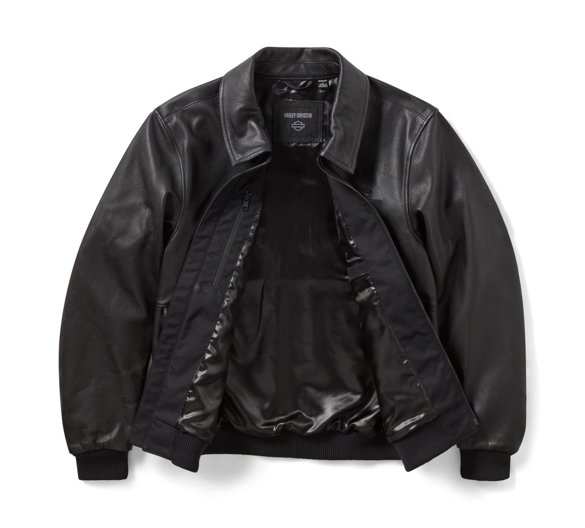 Men's A-2 Leather Flight Riding Jacket
