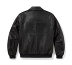Men's A-2 Leather Flight Riding Jacket