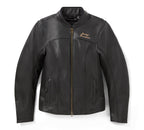Women's Winged Bling Leather Riding Jacket
