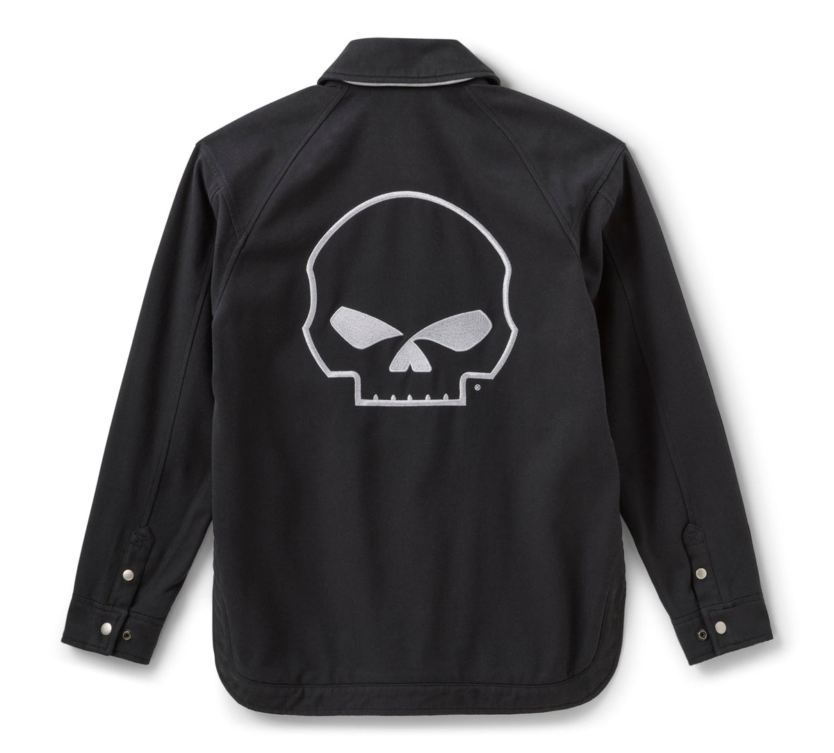 Women's Willie G Skull Curved Hem Riding Jacket