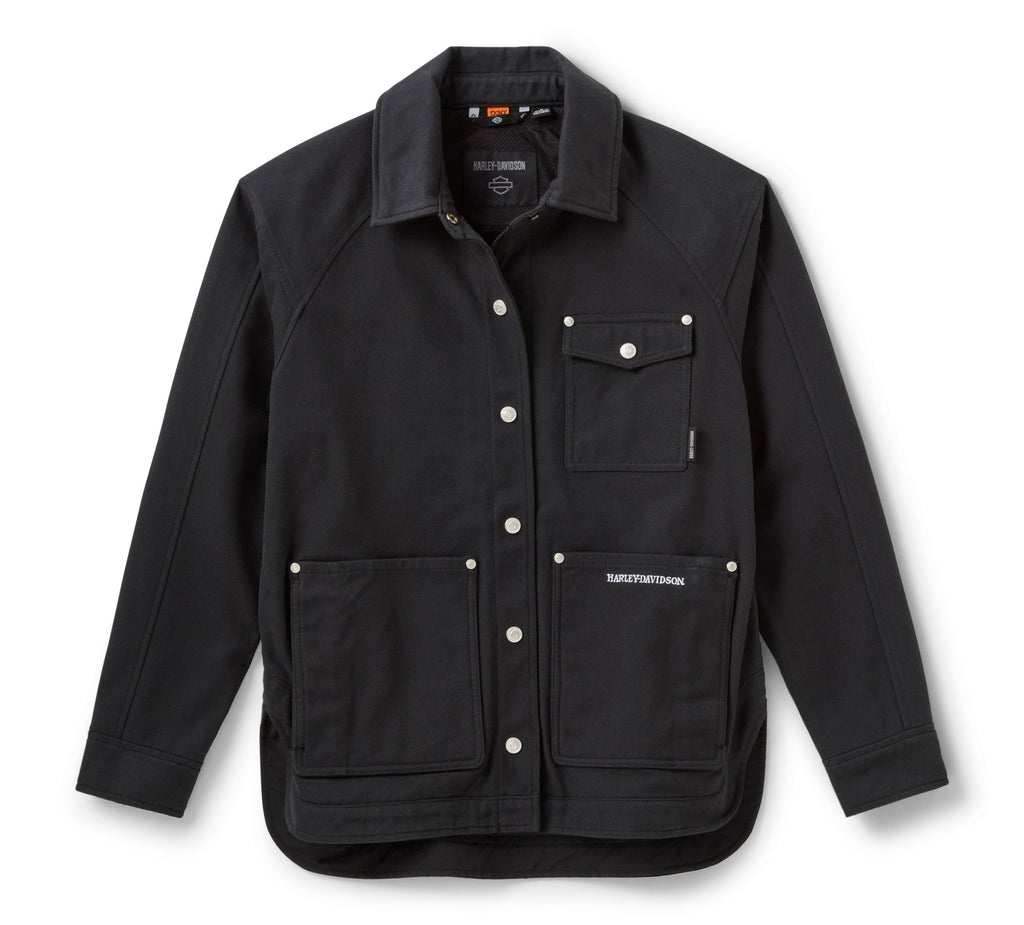 Women's Willie G Skull Curved Hem Riding Jacket
