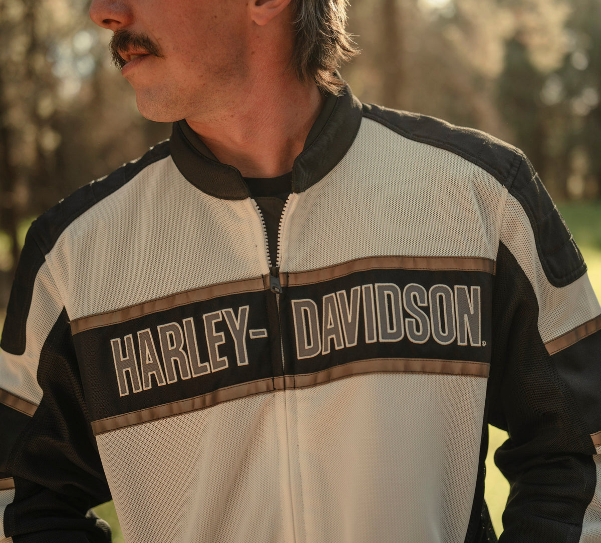 Men's H-D Trenton Mesh Riding Jacket