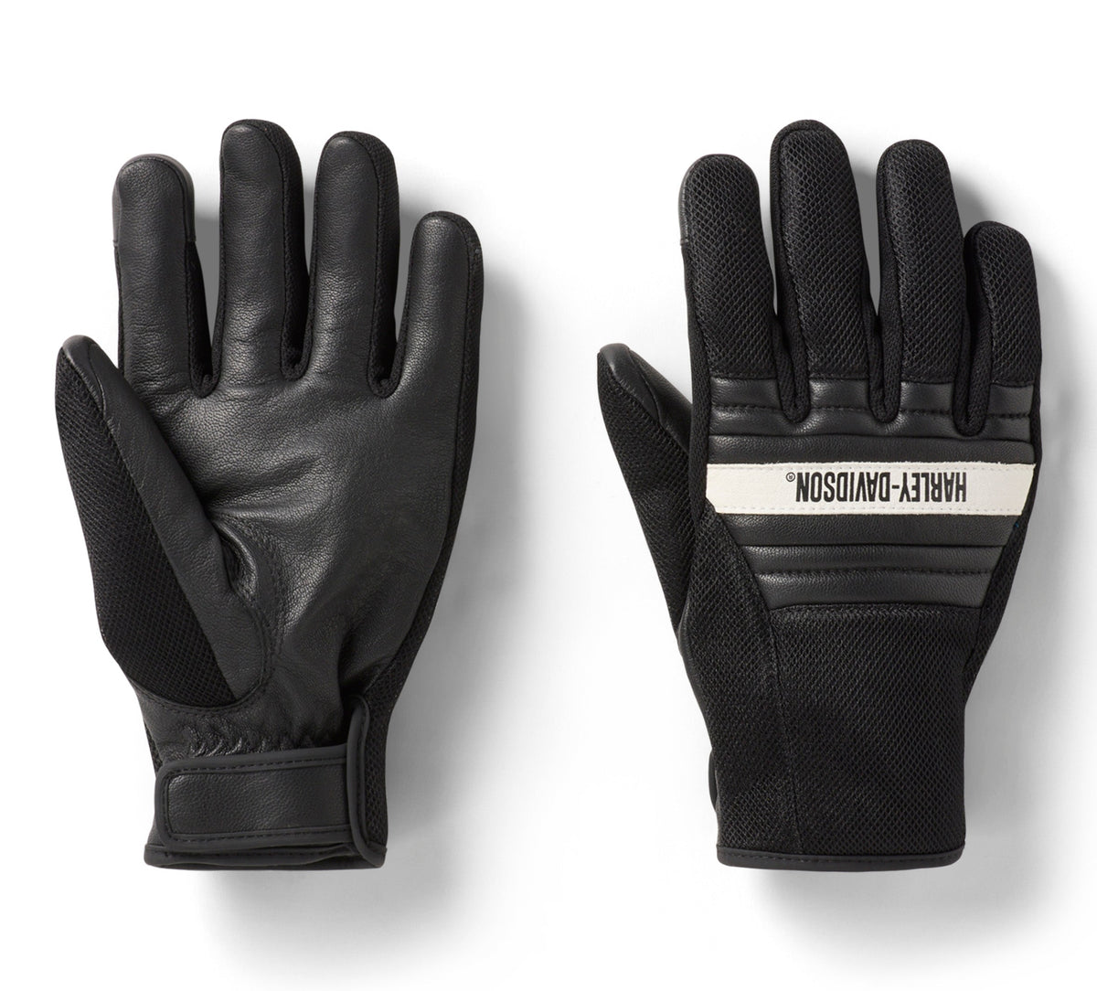 Men's H-D Operative Mesh Riding Gloves