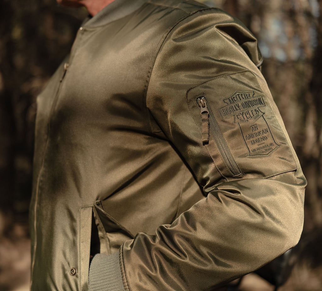 Men's MA-1 Bomber Riding Jacket