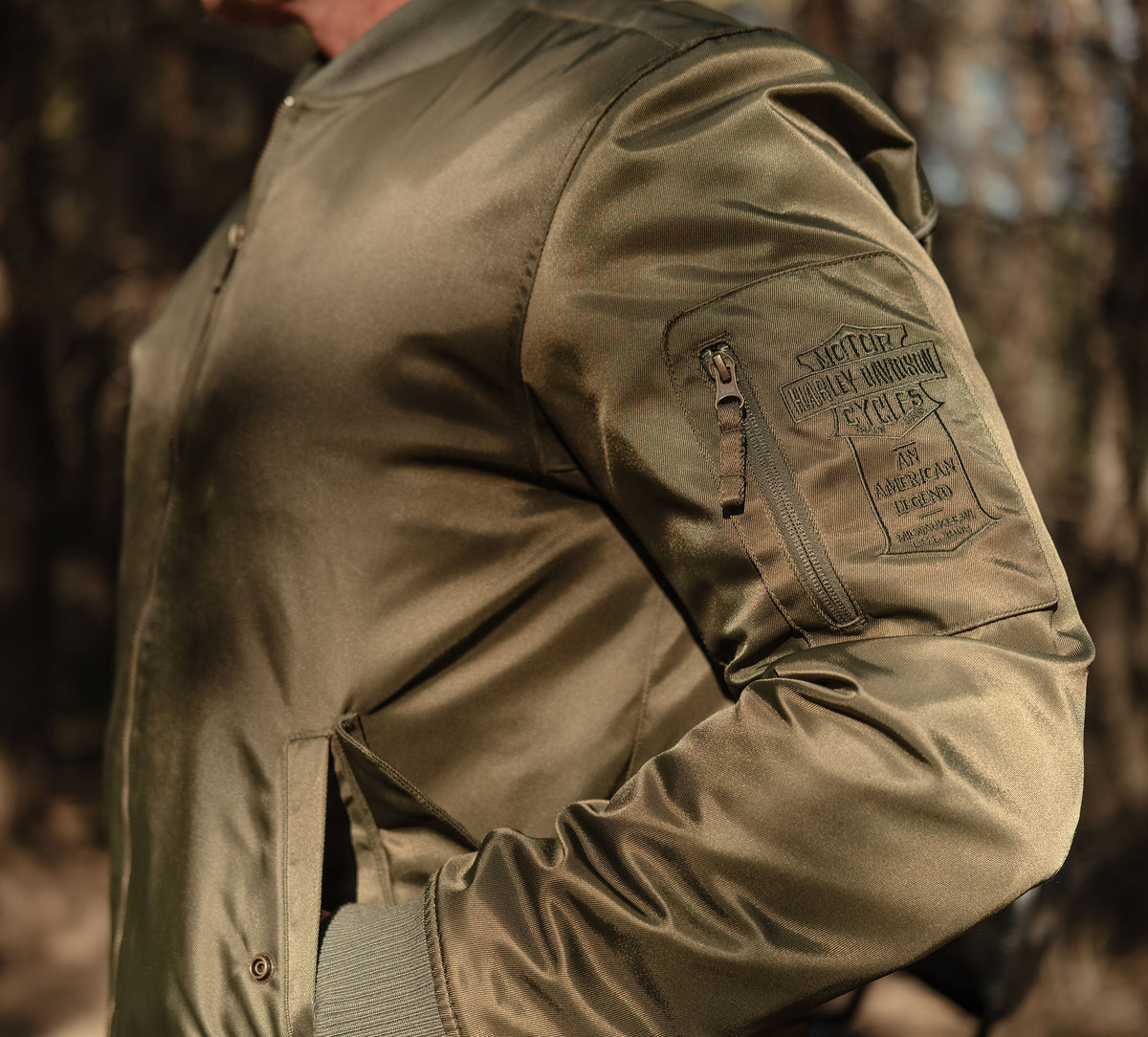 Men's MA-1 Bomber Riding Jacket