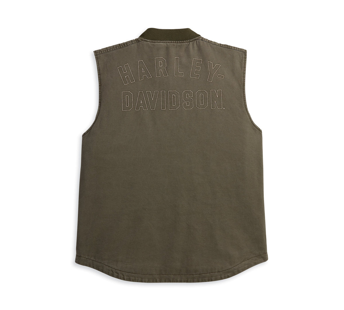 Men's Forever Harley Canvas Vest - Grape Leaf