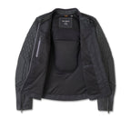 Women's Willie G Skull Graphic Leather Riding Jacket