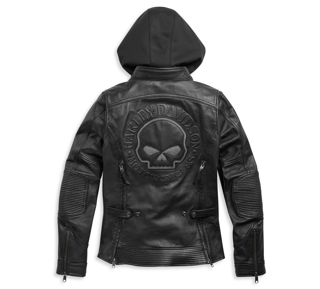 Women's Willie G Auroral II 3-in-1 Leather Riding Jacket