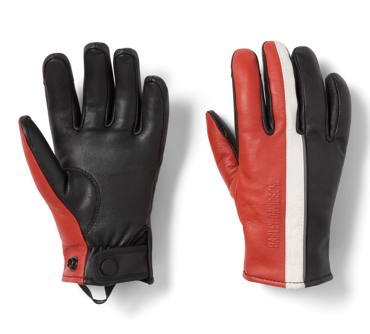 Women's H-D Trenton Leather Riding Gloves