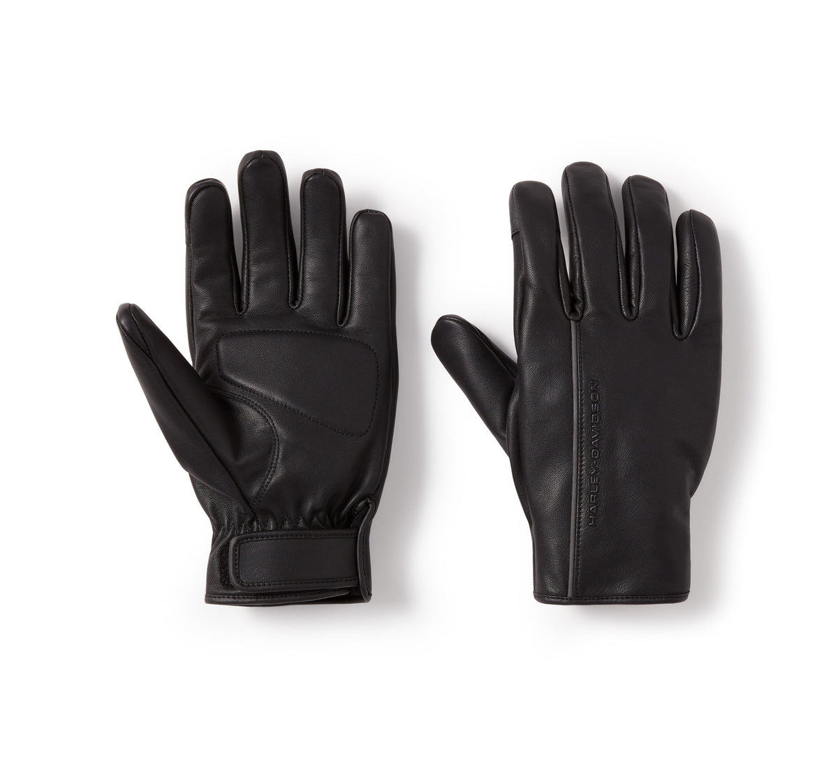 Men's H-D Waterproof Leather Riding Gloves