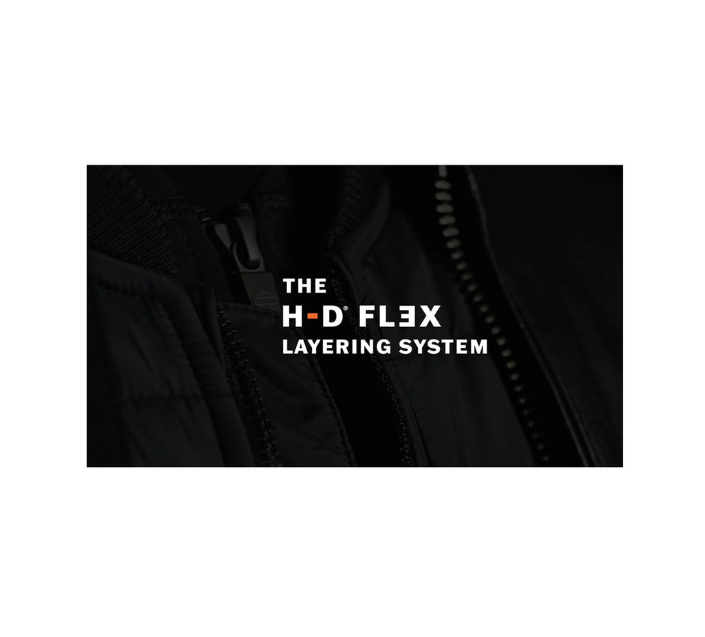 Men's H-D Flex Layering System Trucker Riding Jacket