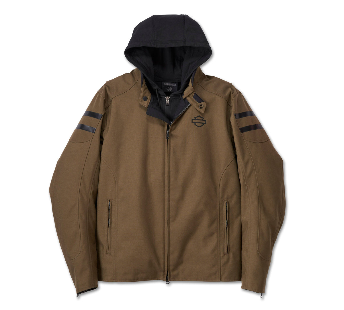 Men's Ovation 3-in-1 Textile Riding Jacket - Stone Grey & Black