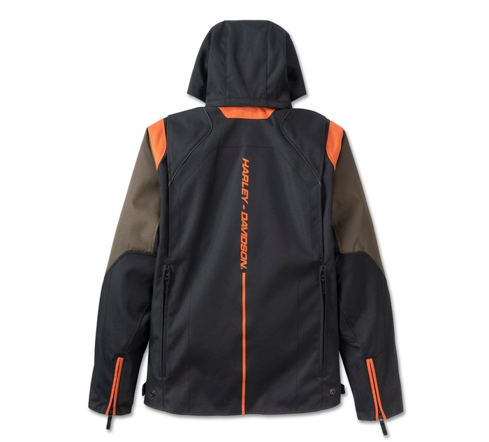 Men's Junction Triple Vent System 2.0 Riding Jacket - Harley Black & Black Olive