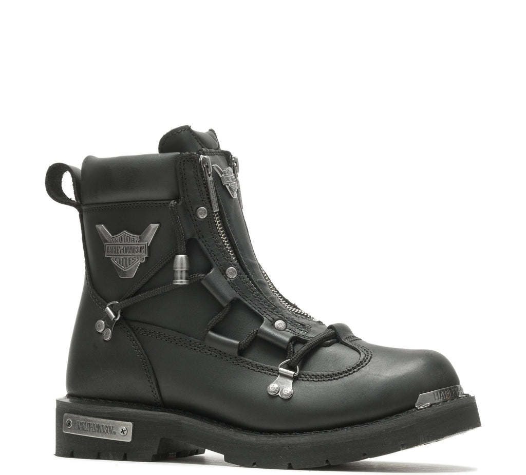 Men's Brake Light Leather Riding Boots