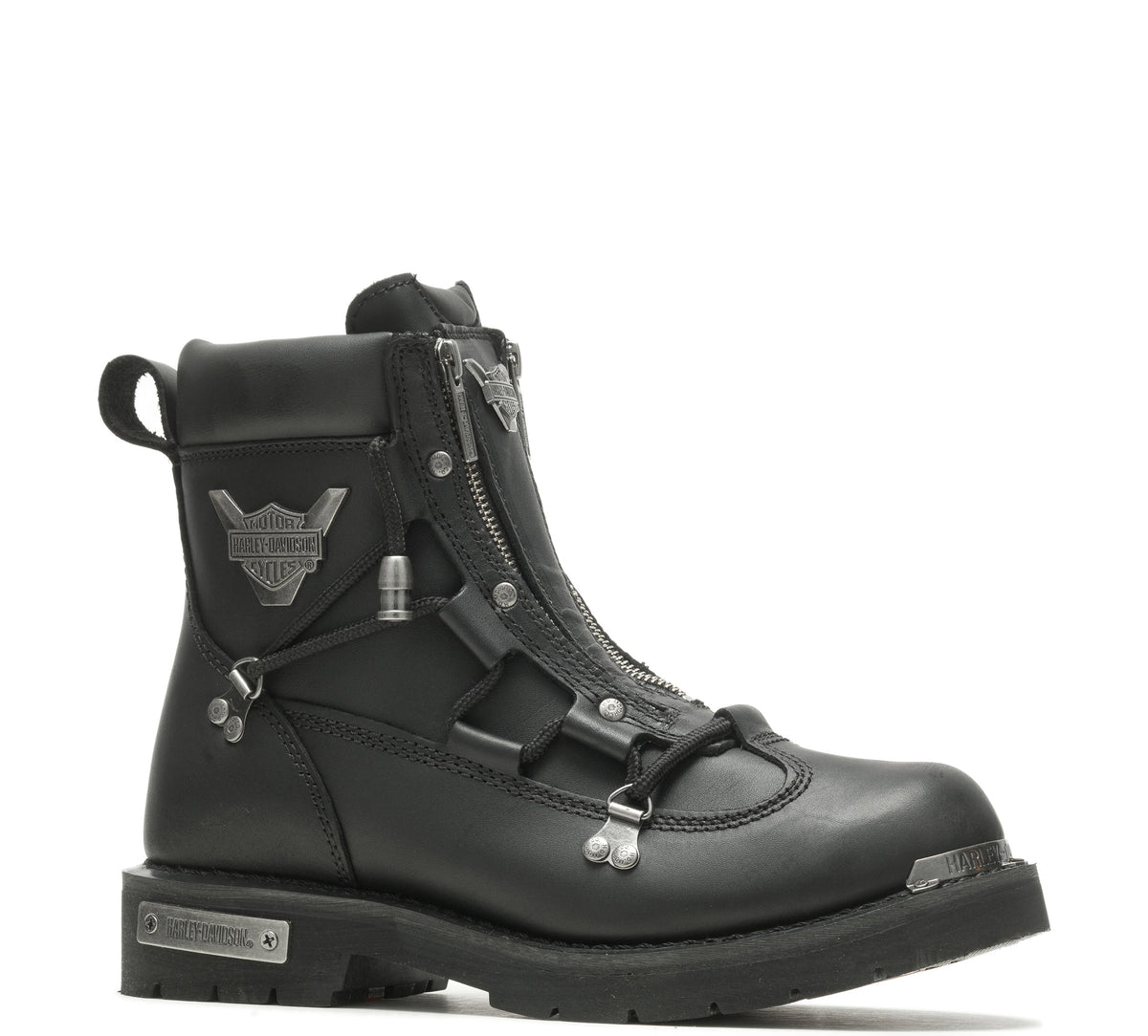 Men's Brake Light Leather Riding Boots