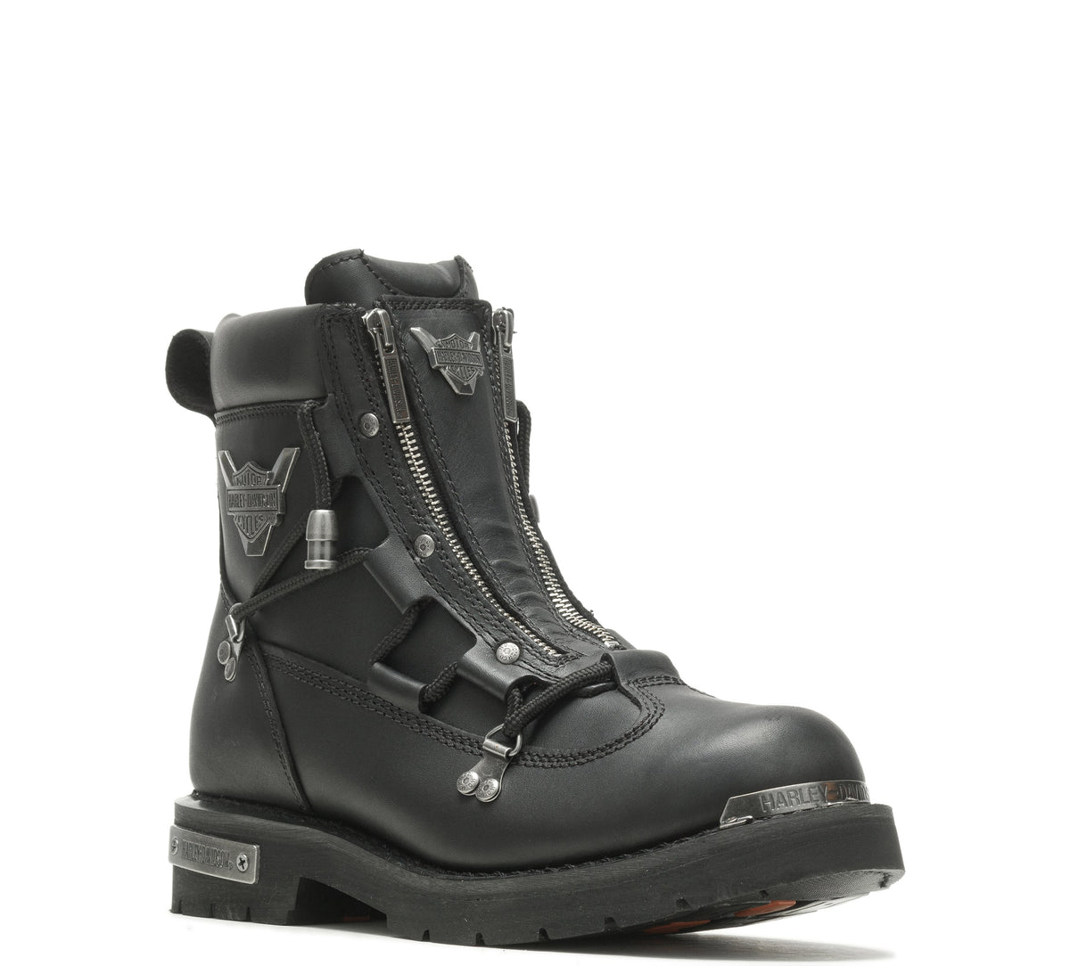 Men's Brake Light Leather Riding Boots