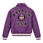 Orchid Icon Leather Jacket