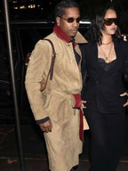 A$AP Rocky New York City 2026 Brown Coat