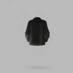 Black Ranch Mink Fur Wing Collar Jacket