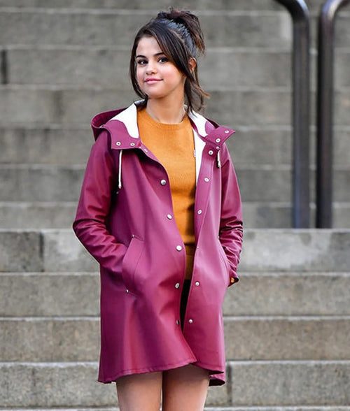 A Rainy Day in New York Chan Tyrell Selena Gomez Hooded Jacket