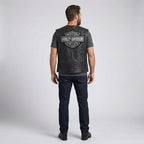 Men’s Passing Link Genuine Leather Vest – Harley-Style Biker Club Cut